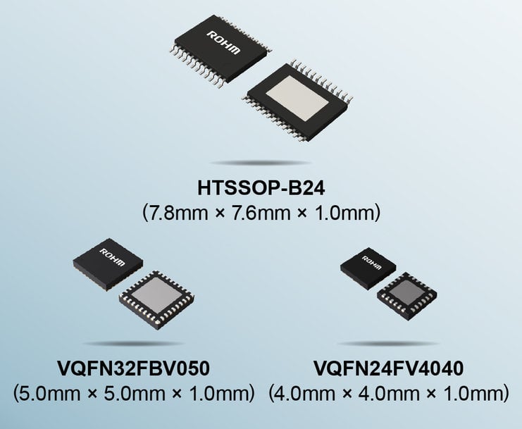 Les nouveaux drivers de LED 4 channels/6 channels de ROHM pour rétroéclairages de LCD 